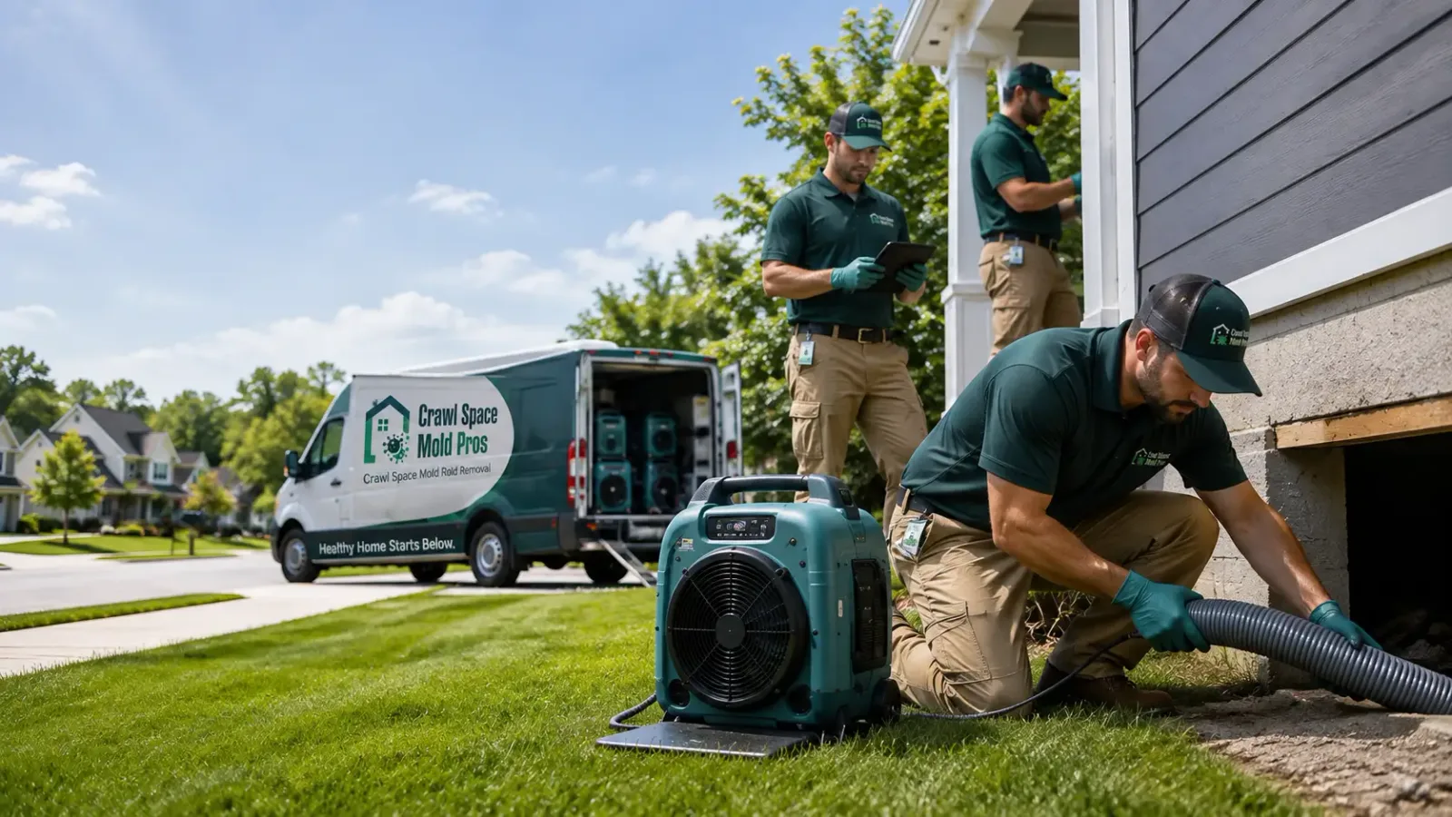 Crawl Space Mold Removal in Siasconset, MA